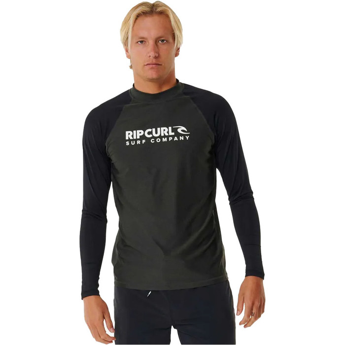 2024 Rip Curl Mens Shock UV Long Sleeve Rash Vest 146MRV - Black Marle -  Wetsuits | Watersports Outlet